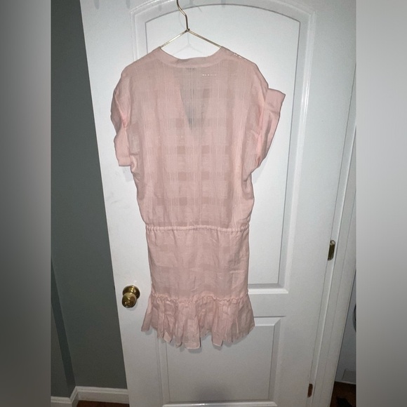 New! Veronica Beard Hanne Cotton Blend Ruffle hem in Blush Pink 💗 Medium NWT ! - Picture 11 of 11